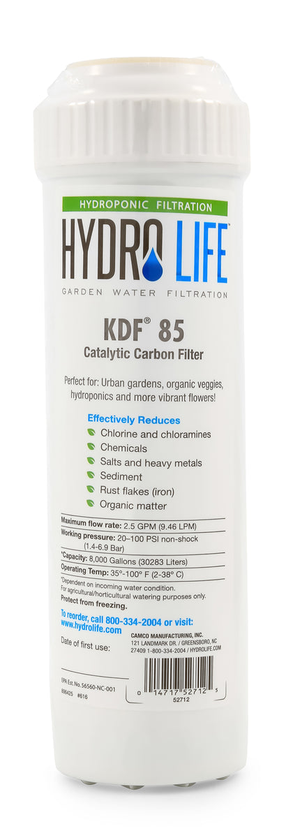 Hydro Life Hydroponics - KDF 85 Replacement Cartridge – Hydro Life Co.